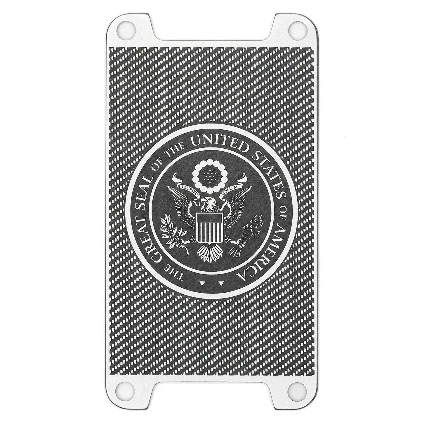 Deep Lasered Switch Plate - American Seal