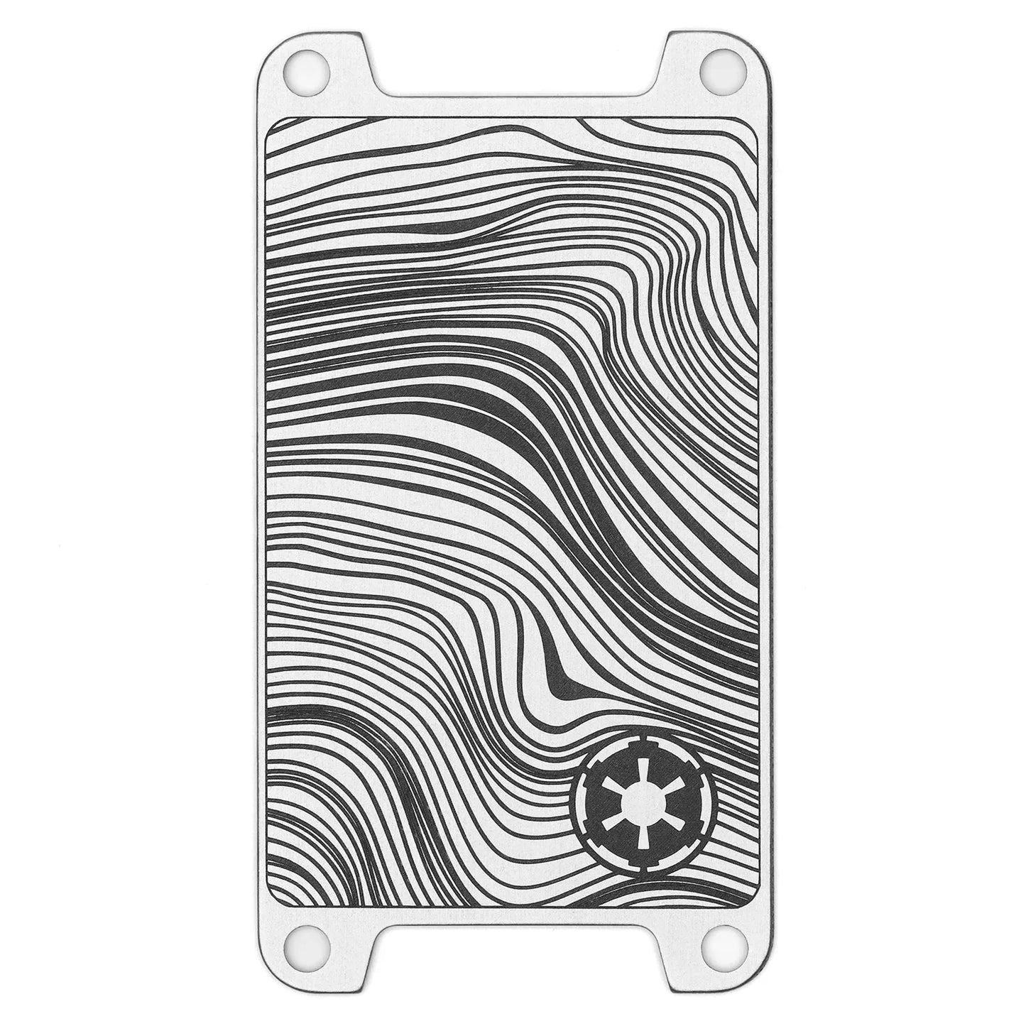 Deep Lasered Switch Plate - Beskar