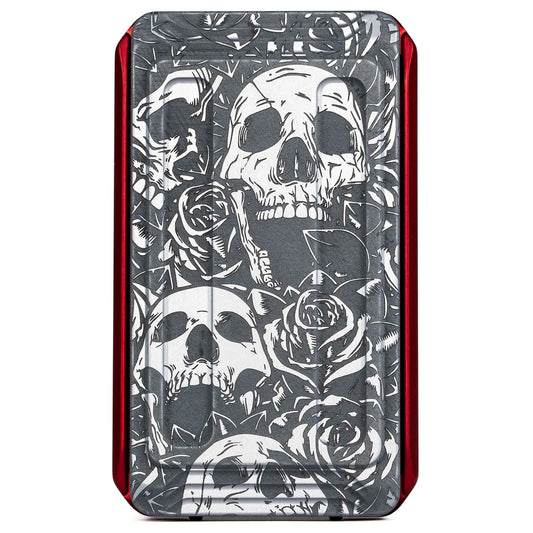 Limited Edition Red Base/ Deep Lasered Solid Lid Mechanica