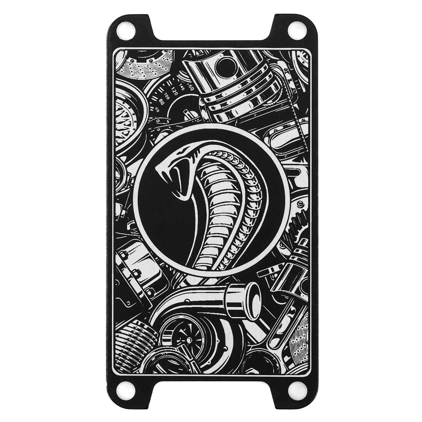 Midnight Switch Plate - Gearhead (Cobra)