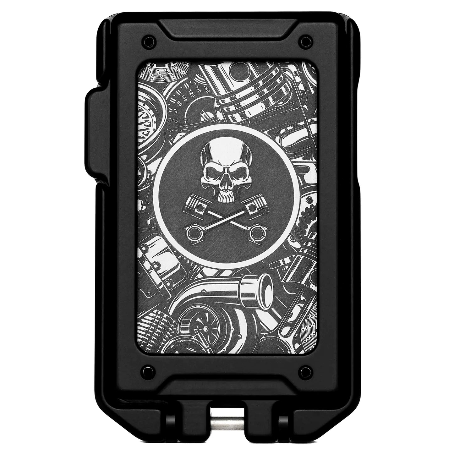 Magneto - Deep Lasered Series - Gearhead (Skull and Pistons)