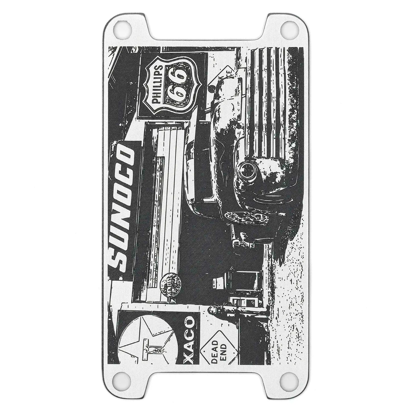 Deep Lasered Switch Plate - Vintage Garage