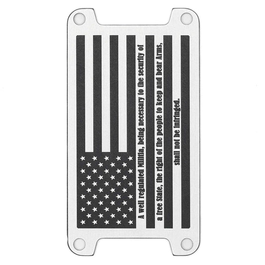 Deep Lasered Switch Plate - US Flag (2A)