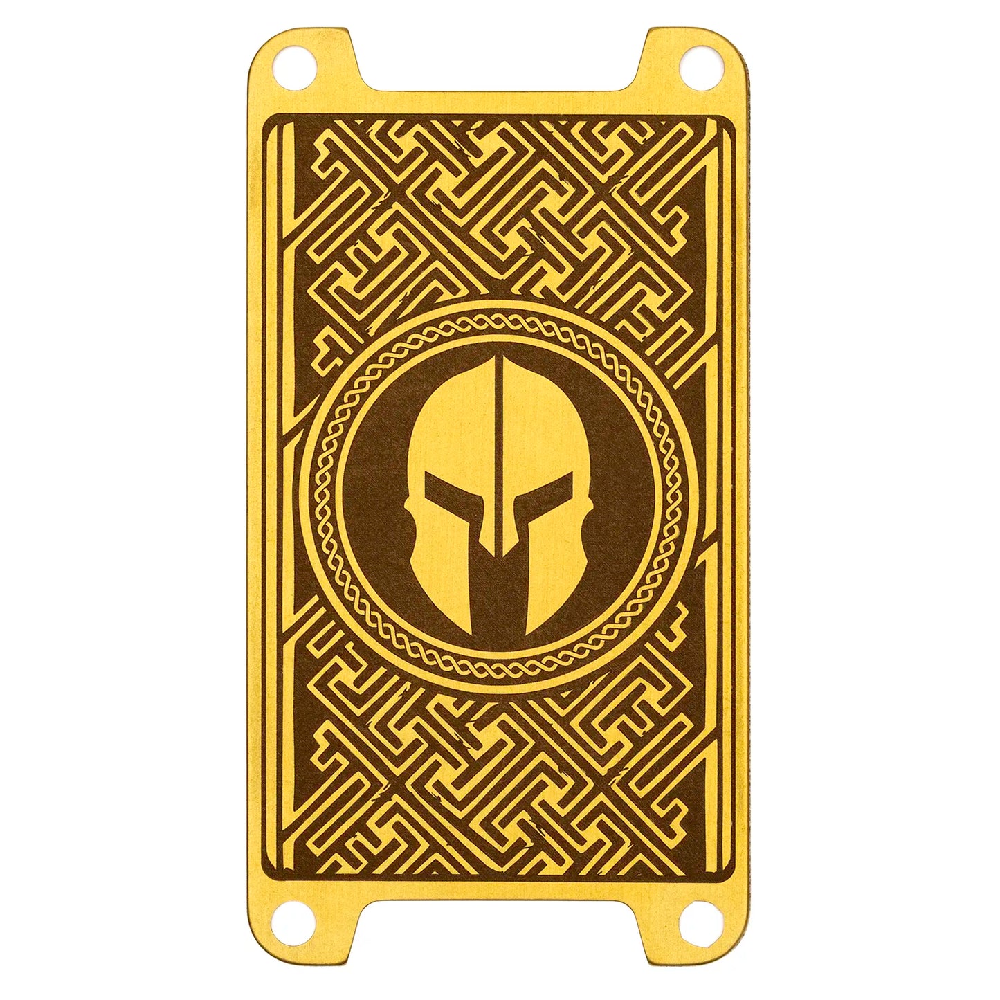 Brass Anodized Deep Lasered Series Switch Plate