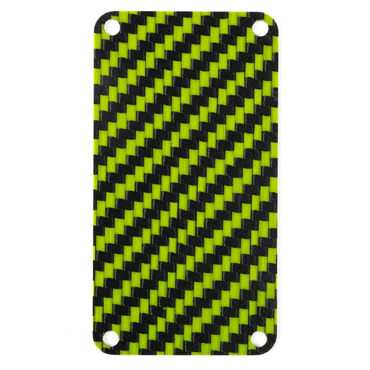 Carbon Fiber Switch Plate - Green Carbon