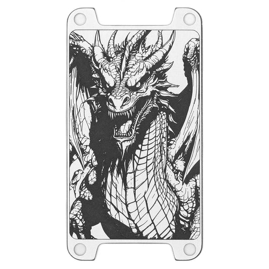 Deep Lasered Switch Plate - Dragon