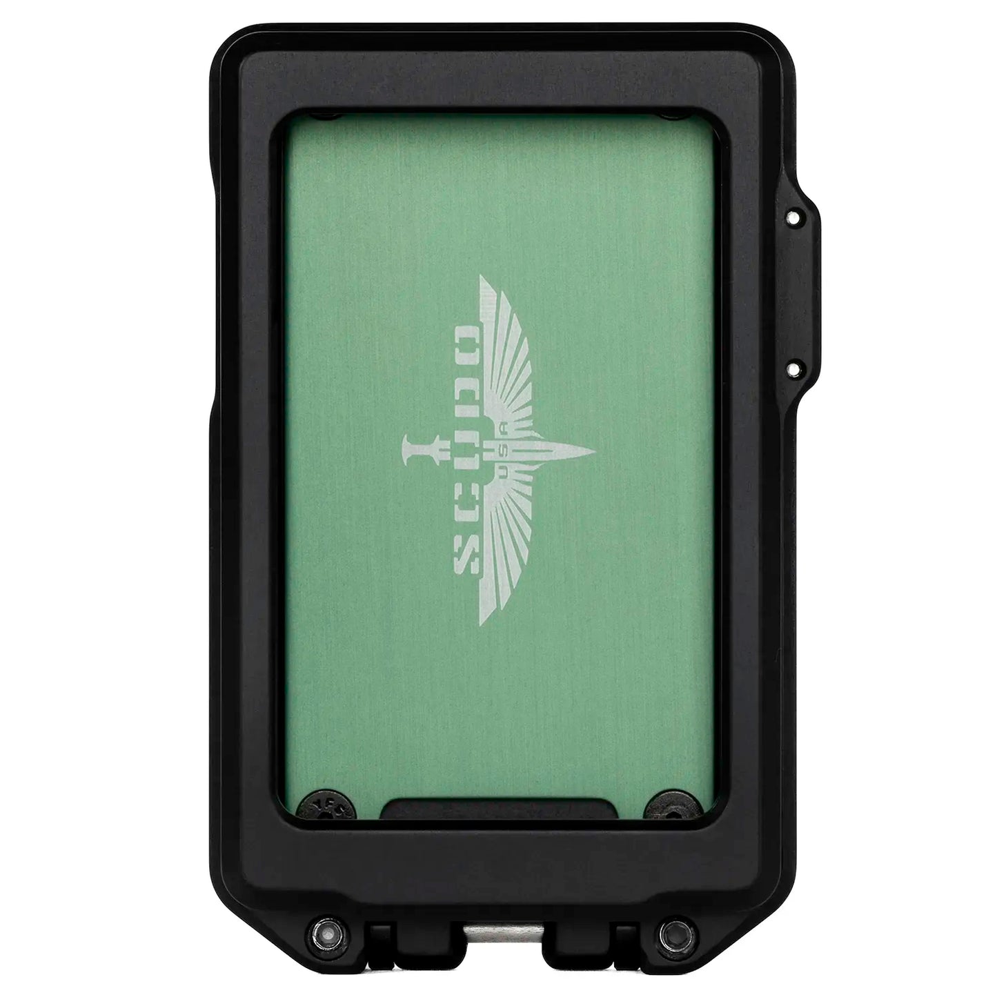 Green Anodized Deep Lasered Series Switch Wallet