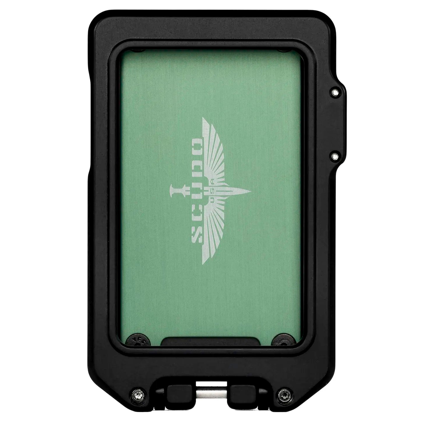 Green Anodized Deep Lasered Series Switch Wallet