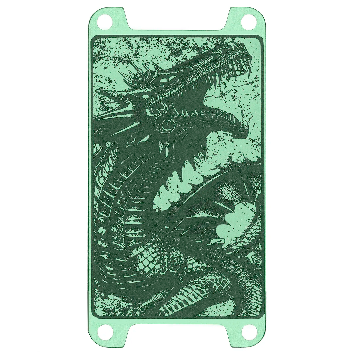 Green Anodized Deep Lasered Series Switch Plate