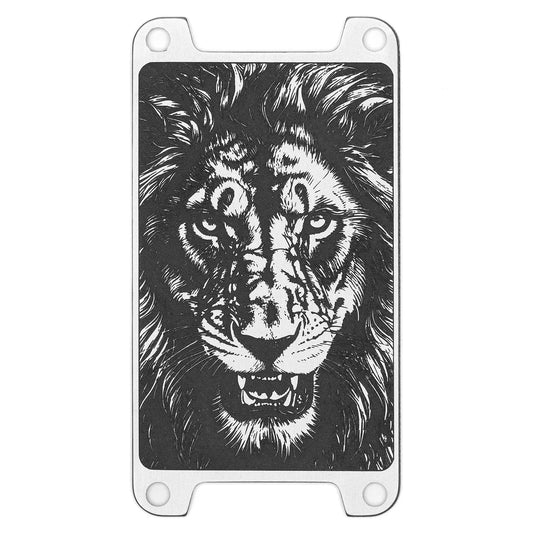 Deep Lasered Switch Plate - Lion