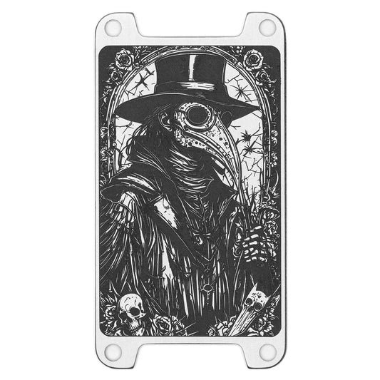 Deep Lasered Switch Plate - Plague Doctor