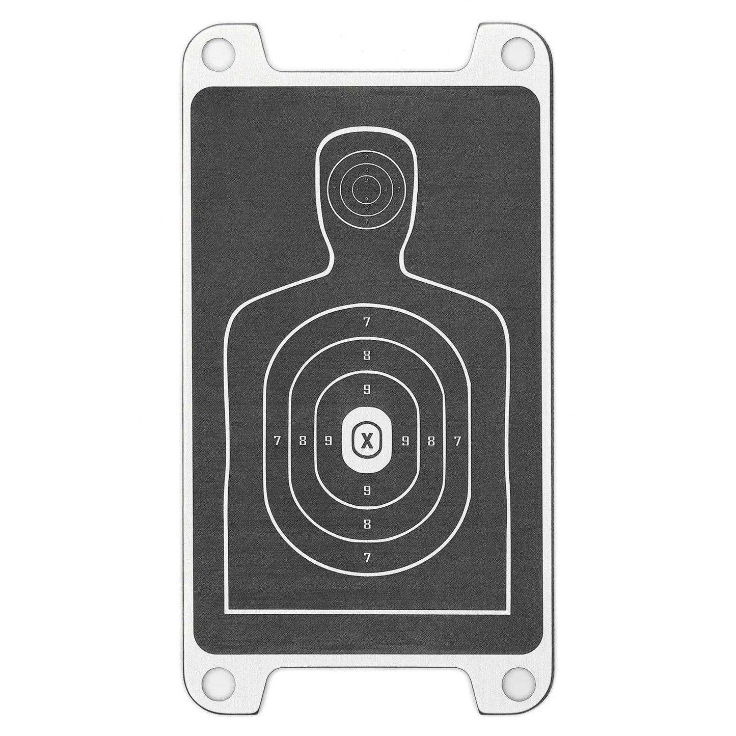 Deep Lasered Switch Plate - Silhouette Target