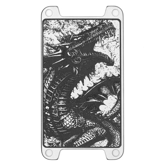 Deep Lasered Switch Plate - Dragon (Steampunk)