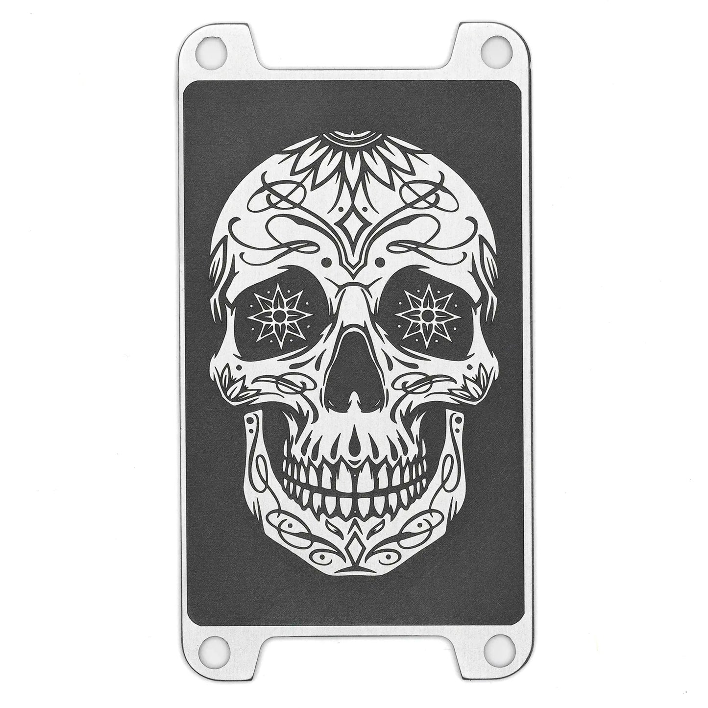 Deep Lasered Switch Plate - Sugar Skull