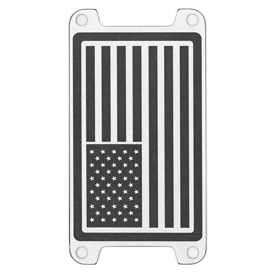 Deep Lasered Switch Plate - US Flag