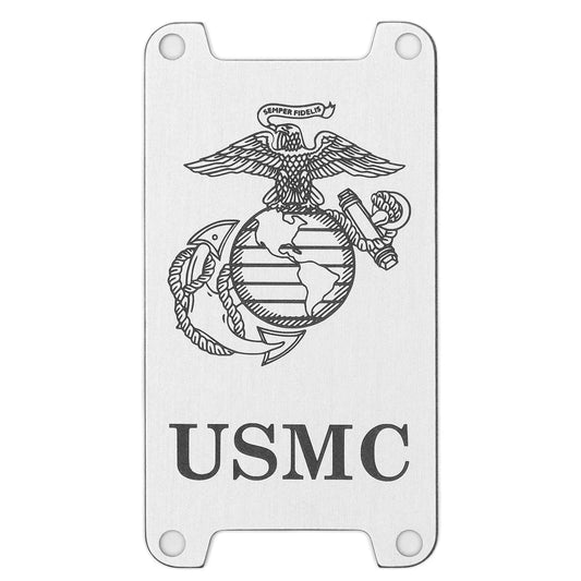 Deep Lasered Switch Plate - USMC