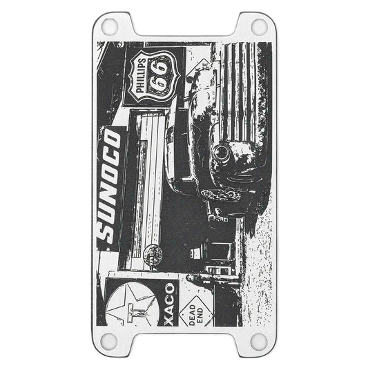 Deep Lasered Switch Plate - Vintage Garage