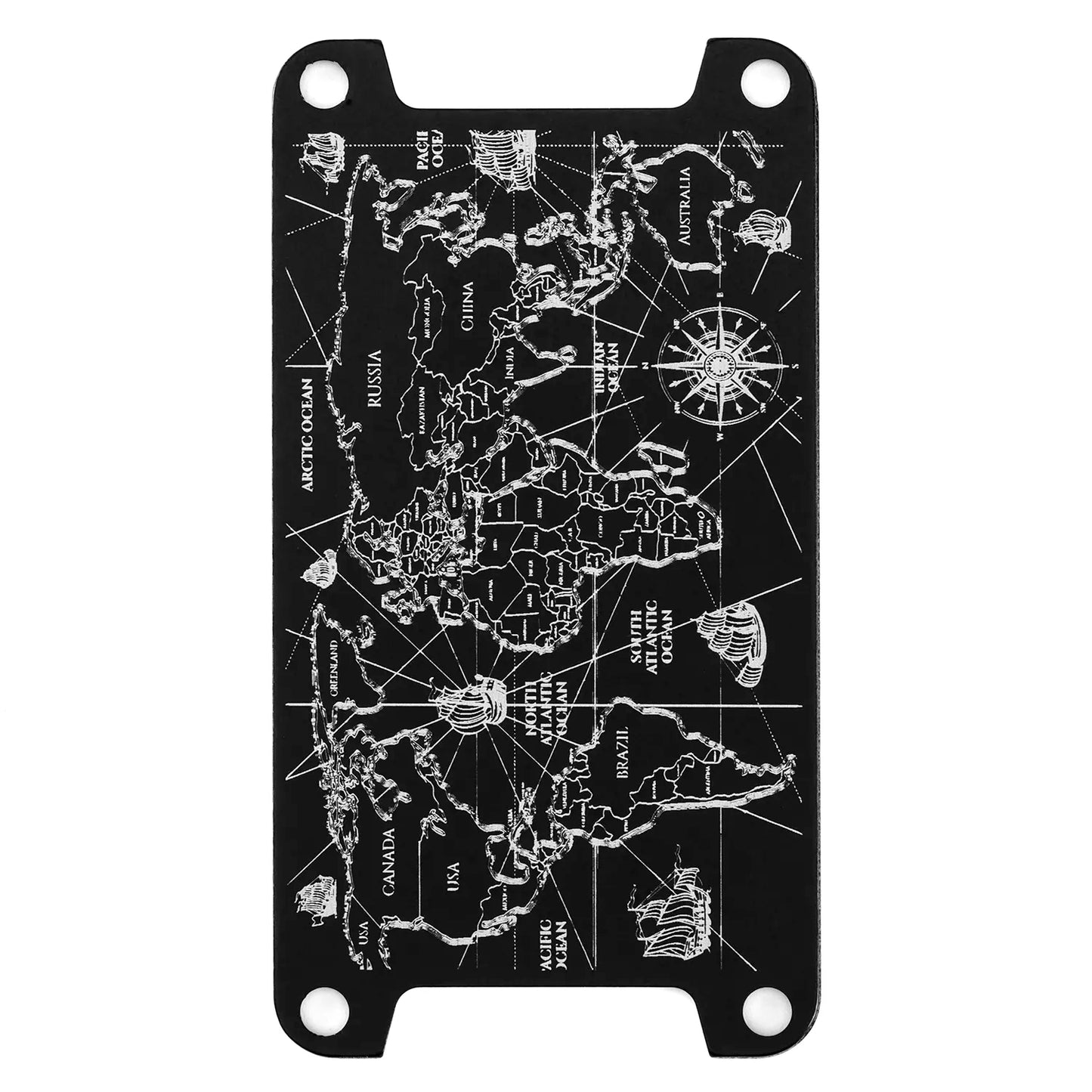 Midnight Switch Plate - World Map